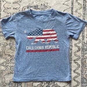 California Republic Heather Blue Tee